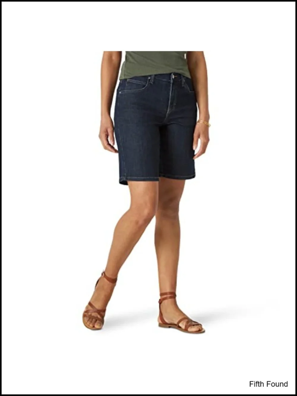 Women's Relaxed Fit Bermuda Shorts with 5 Pockets